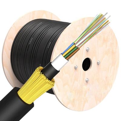 12-rdzeniowy kabel światłowodowy o rozpiętości 100 ADSS