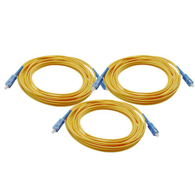 Sc / Upc To Sc / Upc Jednomodowy kabel światłowodowy SX 3,0 mm