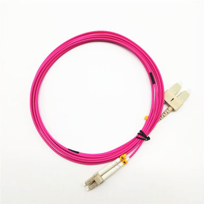 Czujniki strat o niskim odbiciu Duplex światłowodowy kabel krosowy Om4