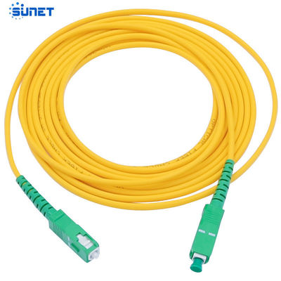 SM Simplex Sc-Sc Kabel światłowodowy APC / opancerzony kabel światłowodowy