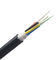 12-rdzeniowy kabel światłowodowy o rozpiętości 100 ADSS
