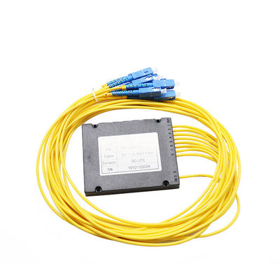 Światłowodowy rozdzielacz PLC o niskiej stratności wtrąceniowej Abs Box, rozdzielacz Plc 1x8