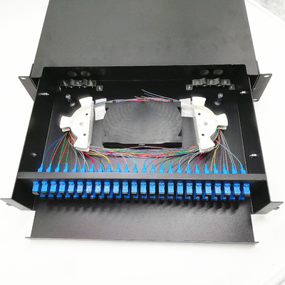 48-rdzeniowy panel światłowodowy SC / UPC Optyczny panel krosowy