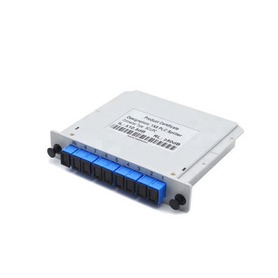 Typ kasetowy SC / UPC Blue Passive 1x8 Plc Splitter